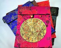 Silk Bag with Dragon Symbols