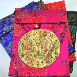 Silk Bag with Dragon Symbols